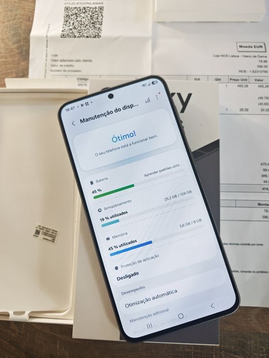 Samsung A57 5G 8GB/128GB Dual Sim Cinzento   Seminovo(5 dias de uso) C/Garantia Aceito Retomas