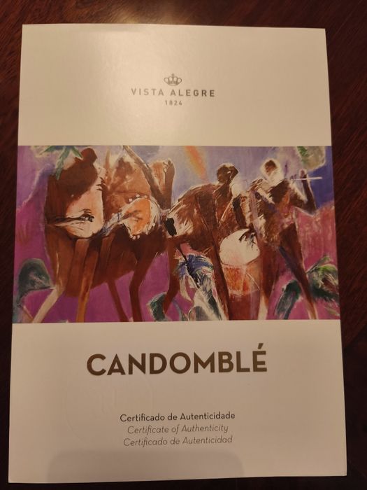 Jarra "Candomblé" Vista Alegre - Ed. Limitada Júlio Resende (388/500)