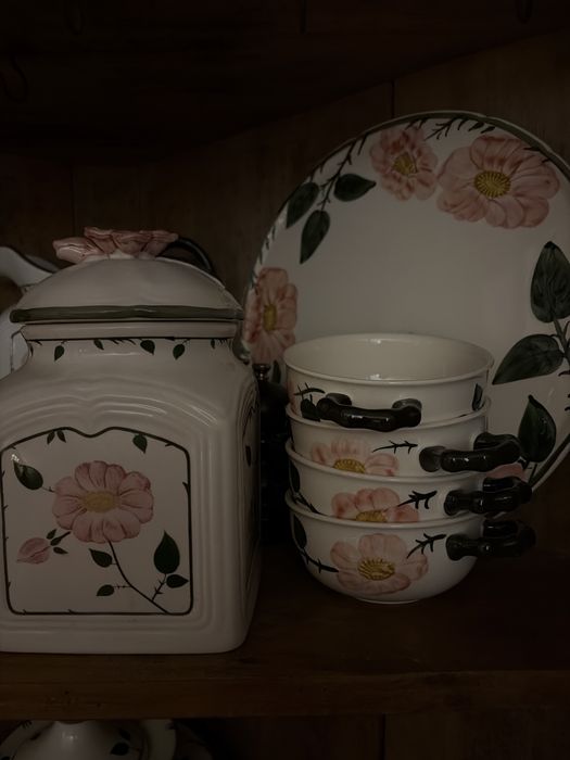 Serviço de Loiça Villeroy & Boch “Wild Rose” – Peças Originais Vintage