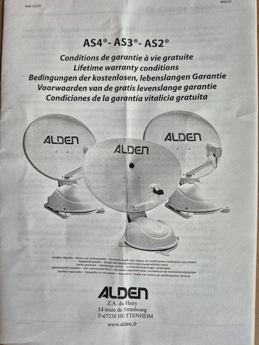 Alden antena satelitarna