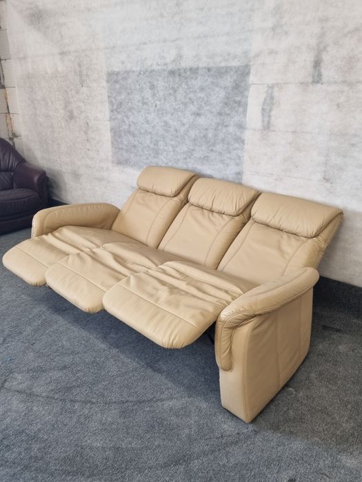 Шкіряний диван 3ка Реклайнер RELAX Шкіряні дивани Шкіряні меблі