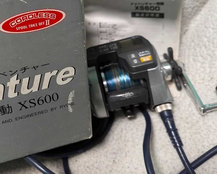 Японская Рыболовная катушка Ryobi рабочая. с коробкой-отличн состояние