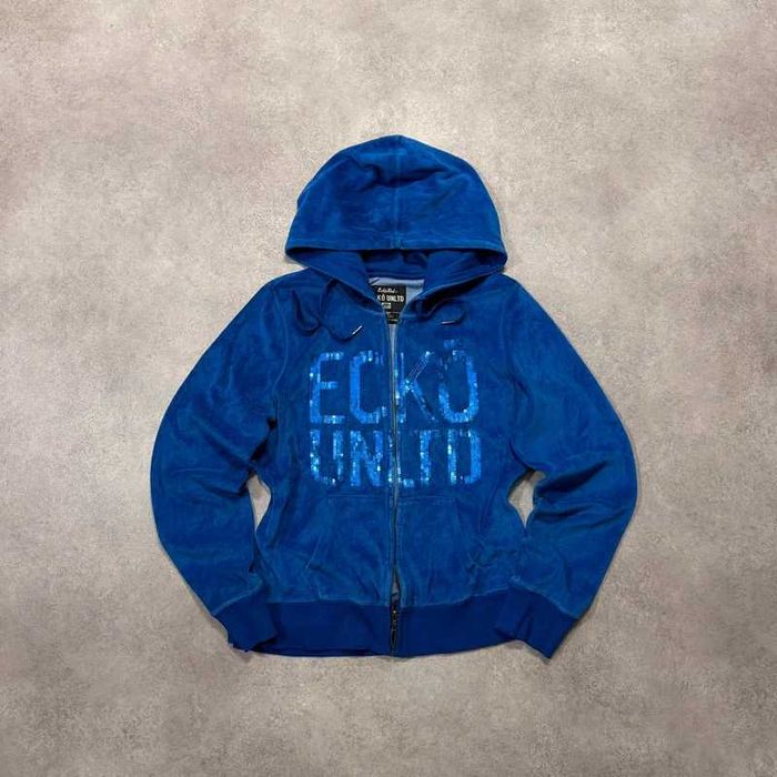 Vintage Bluza Ecko Unltd Y2K Zip Up Hoodie Coquette Swag Trendy