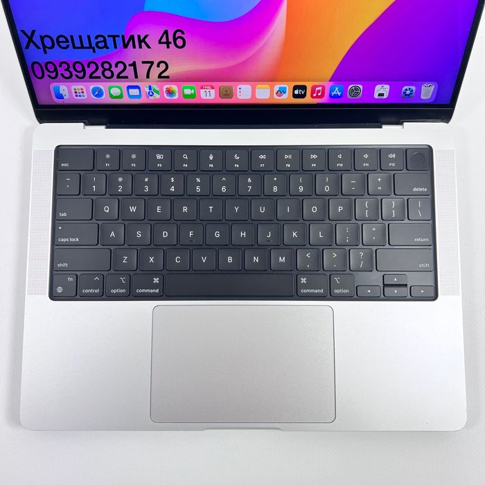 MacBook Pro 14 2021 M1 Pro 16GB RAM 512GB SSD Silver Гарантія Магазин