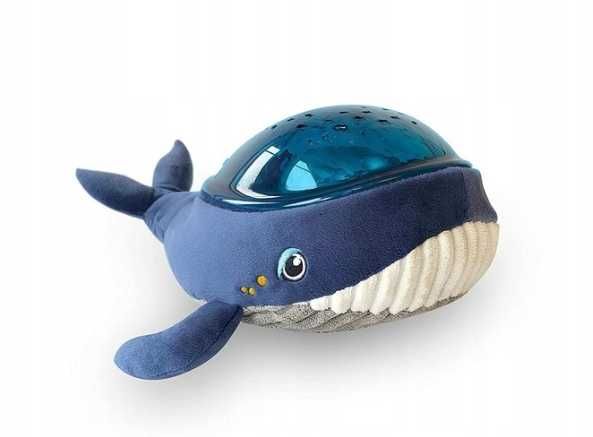 Lampka projektor wieloryb Pabobo niebieski