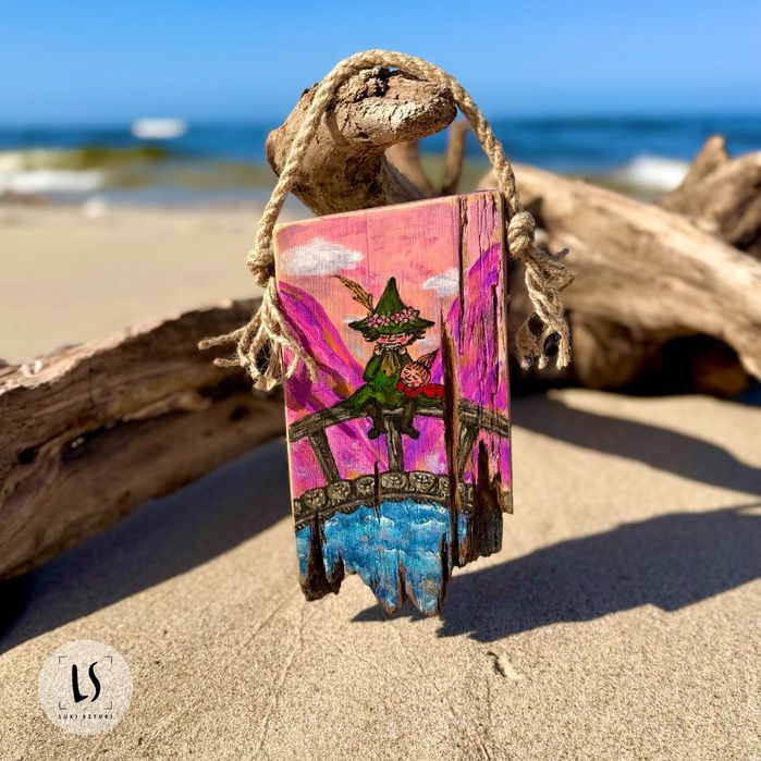 Driftwood | na PREZENT Włóczykij  na morskiej desce | LUKI SZTUKI