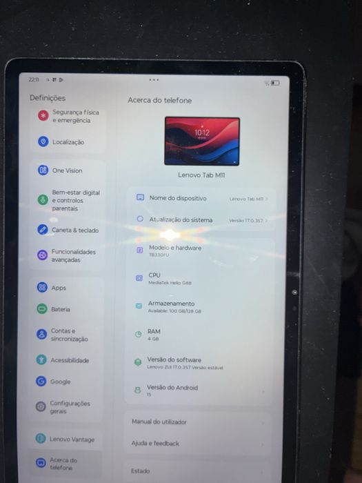 Vendo tablet lenovo