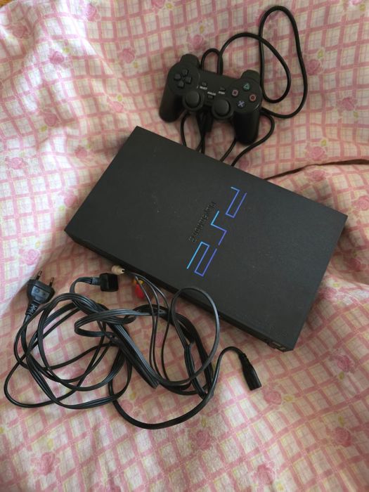 Consola sony scph-39004 playstation 2 / ps2 + cabos + comando