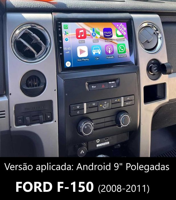 (NOVO) Rádio 2DIN • FORD F-150 (De 1997 a 2011) • Android GPS [4+64GB]