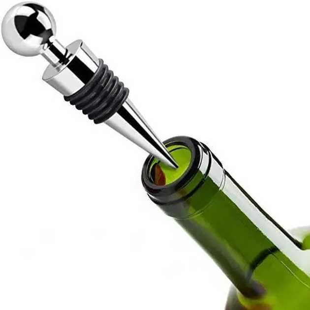 Стоппер пробка для пляшки вина нержавіючої сталі