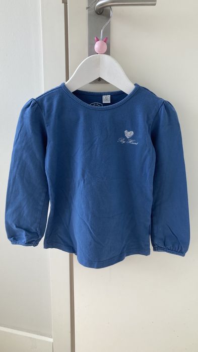 T-shirt Chicco azul de manga comprida