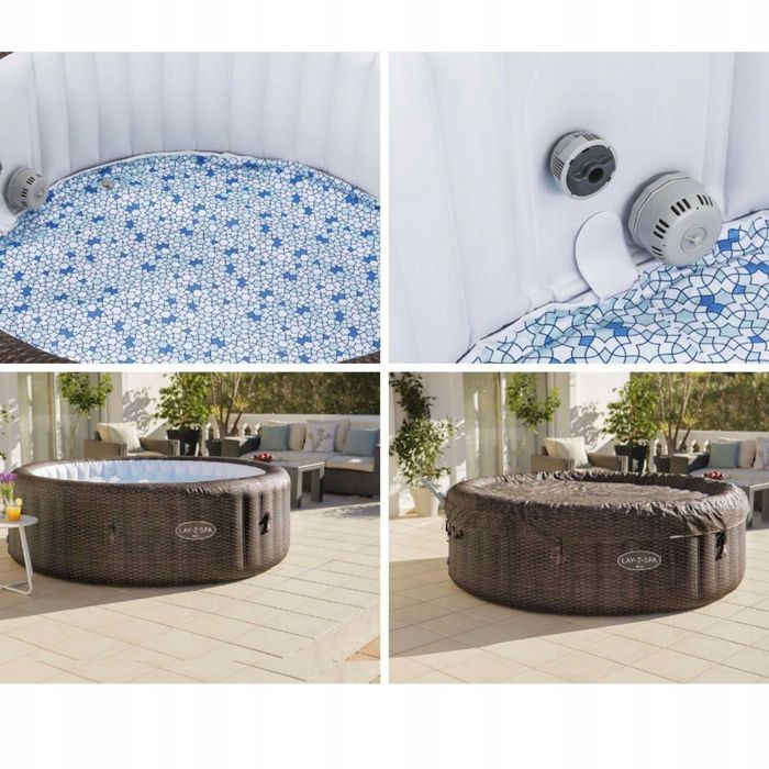 Basen z Hydromasażem Jacuzzi Dmuchane spa ogrodowe bestway 216x71cm 7os WIFI