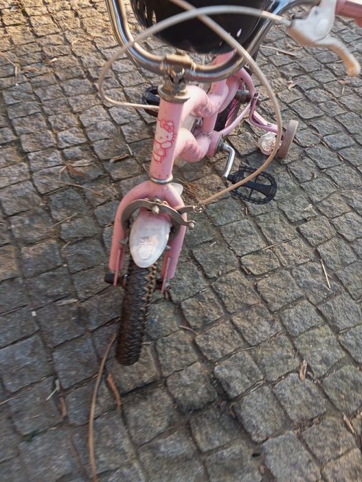 Bicicleta de menina hello Kitty