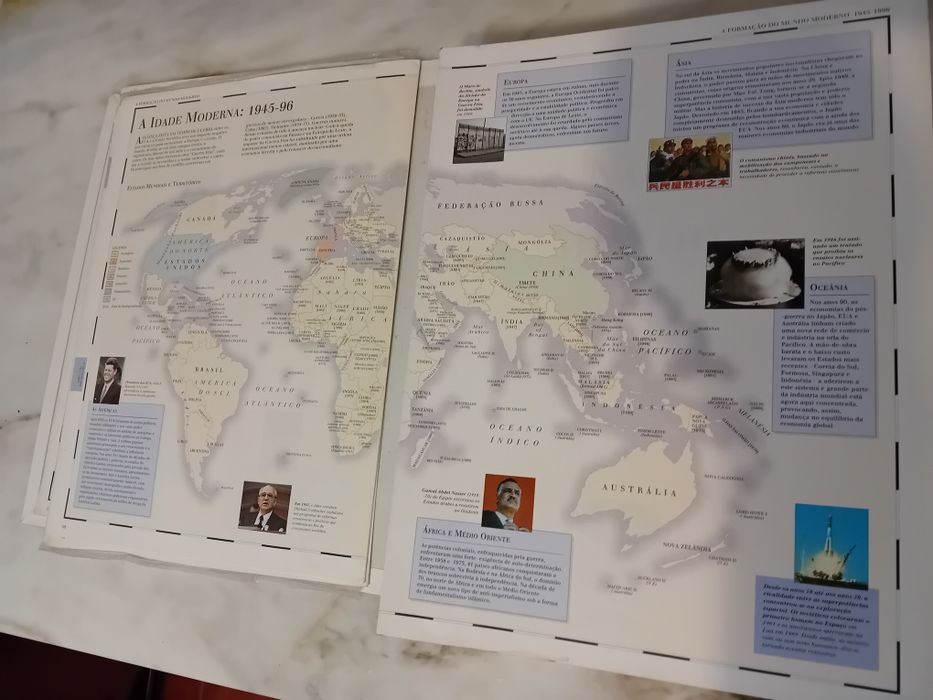Livro Atlas Enciclopédico Mundial