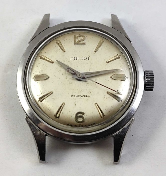 Редкие Полет Poljot 22 jewels. Аналог часов Родина. Нержавеющая сталь.