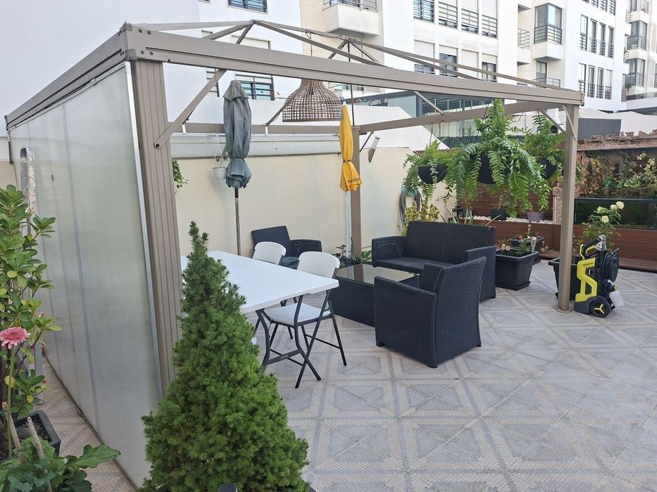 Pergola em aluminio
