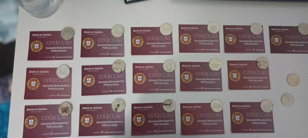 Moedas da coleção Grandes Monumentos Portugueses