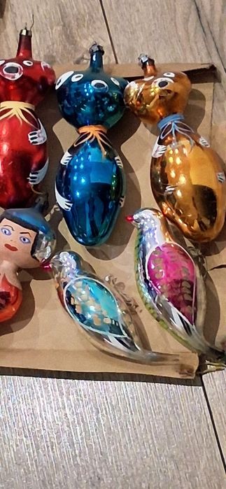 Bombki szklane z czasów prl