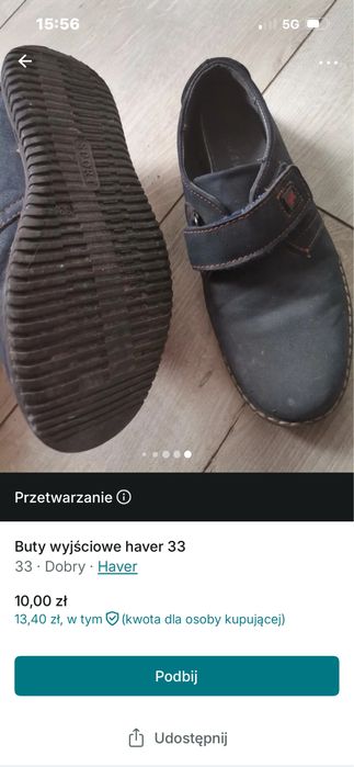 Buty wyjsciowe haver 33