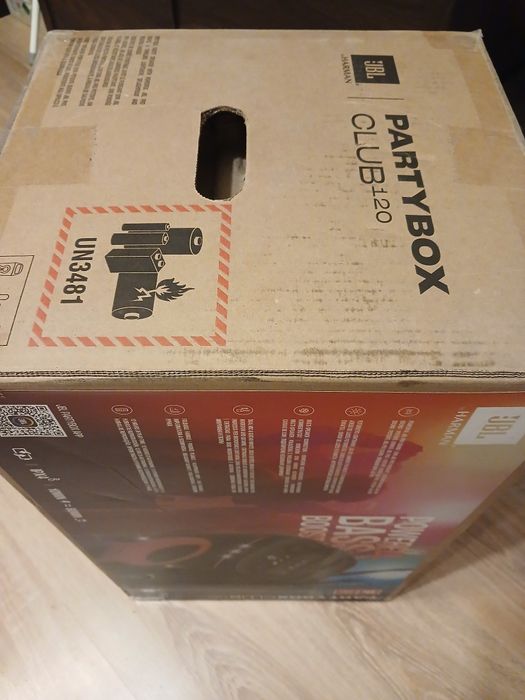 JBL party box club 120 nowy!