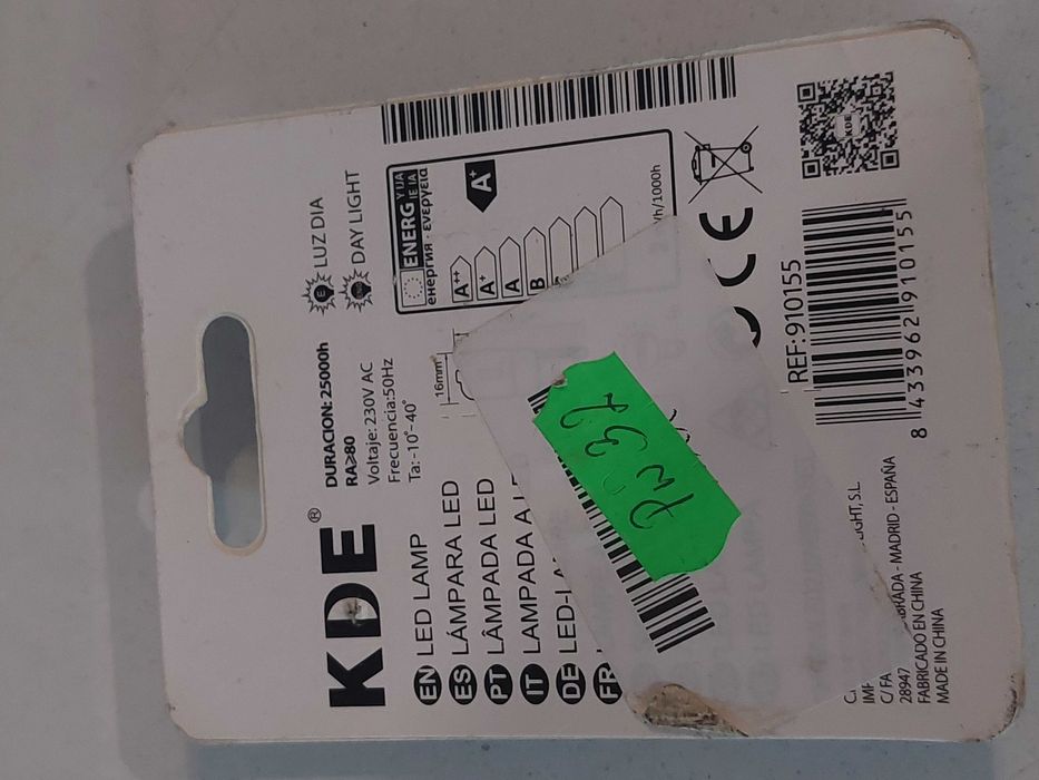 Żarówki LED G9 firmy KDE, model GEM-23072,074500WG9 91015 / Cz-wa