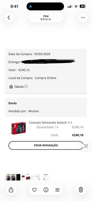 Nintendo switch 1.1