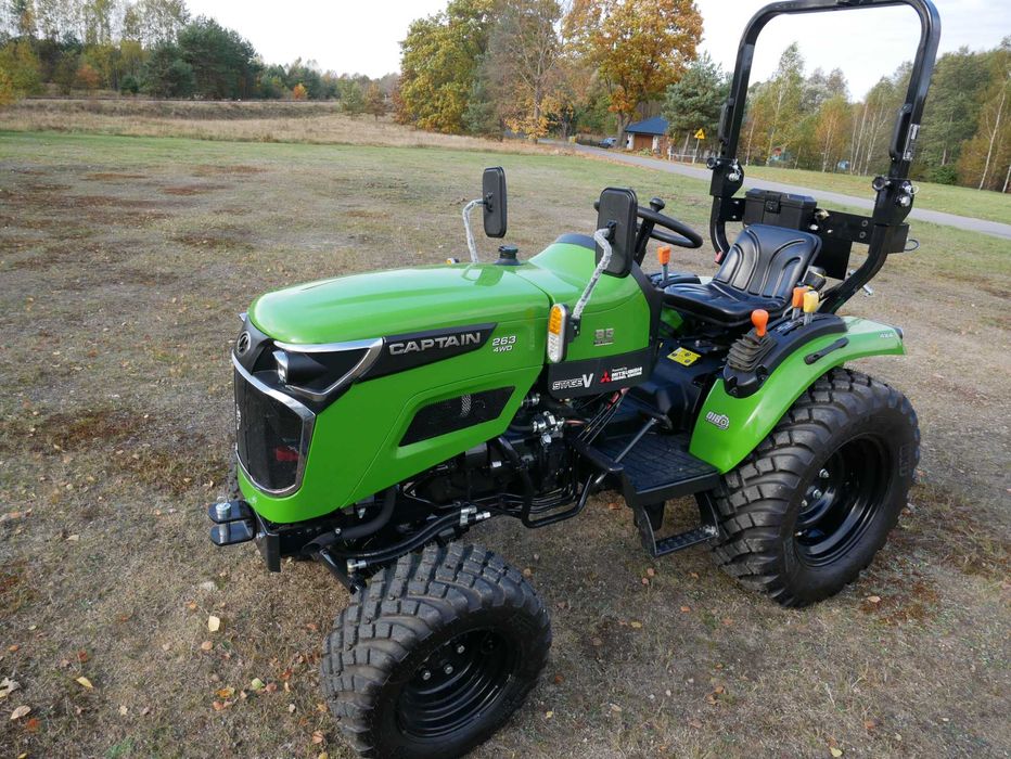 Traktorek CAPTAIN 263 Mitsubishi 3 cylindry 4wd Traktor Homologacja PL
