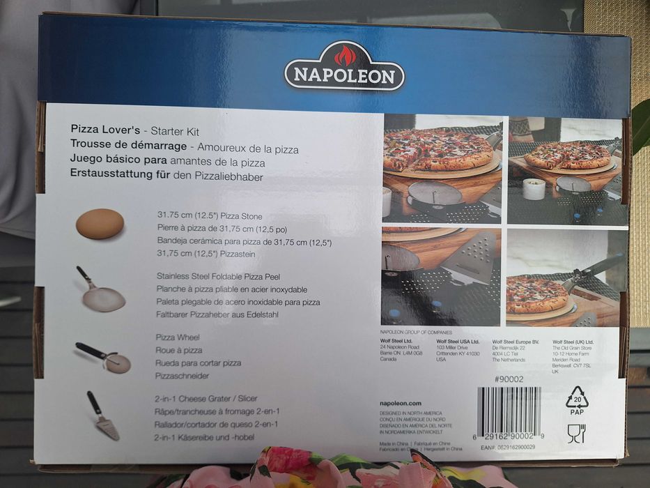 Oryginalny zestaw do pizzy do grilla gazowego NAPOLEON