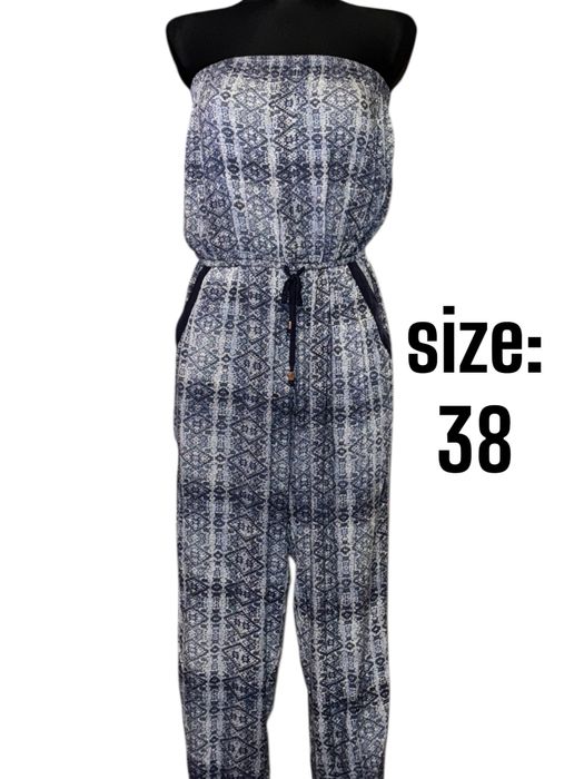 kombinezon niebieski boho goblincore