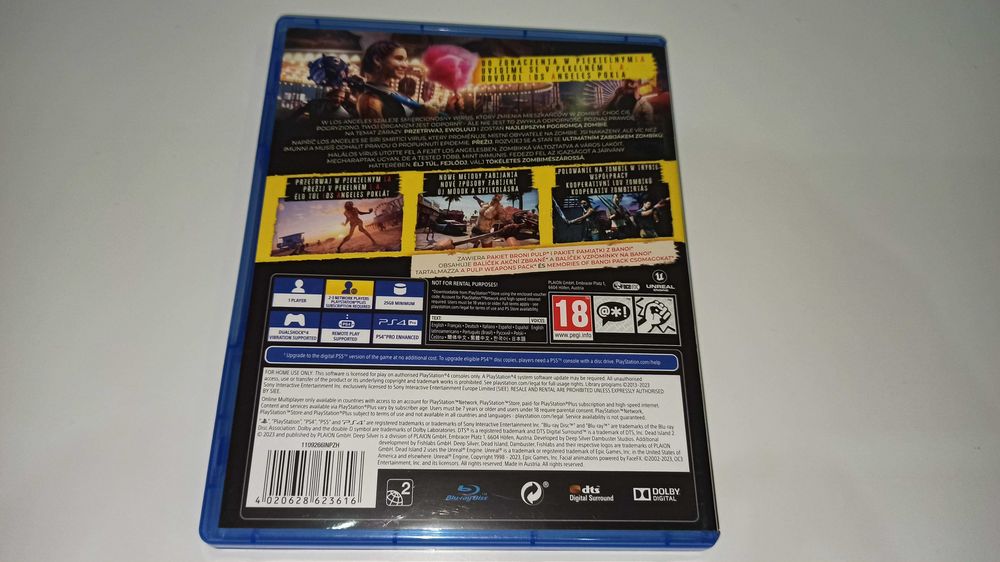 ps4 DEAD ISLAND 2 PL po polsku zombiaki akcja horror