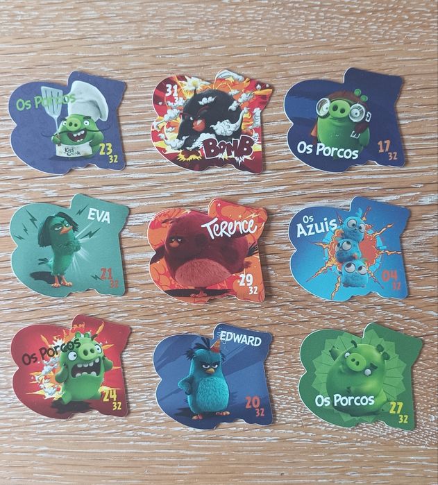 Tazos "Angry birds"