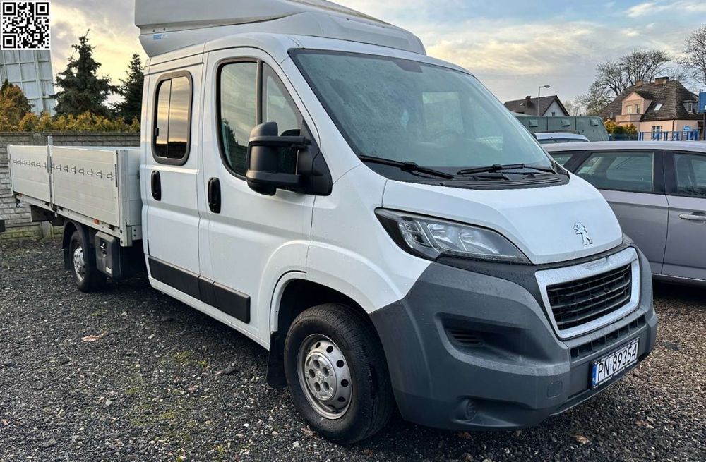 Peugeot BOXER DOKA  DŁUGA Brygadówka Doka 7-osób-Salon PL-Pneumat
