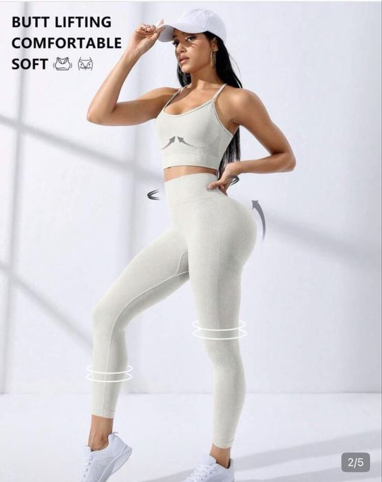 Leggings Push Up Cinzentas