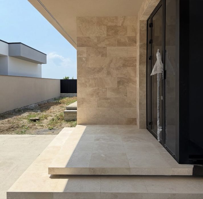 Травертин light, Плитка травертин лайт заповнений