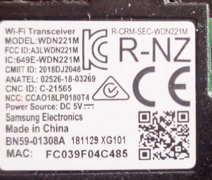 Moduł Wi-Fi do tv samsung