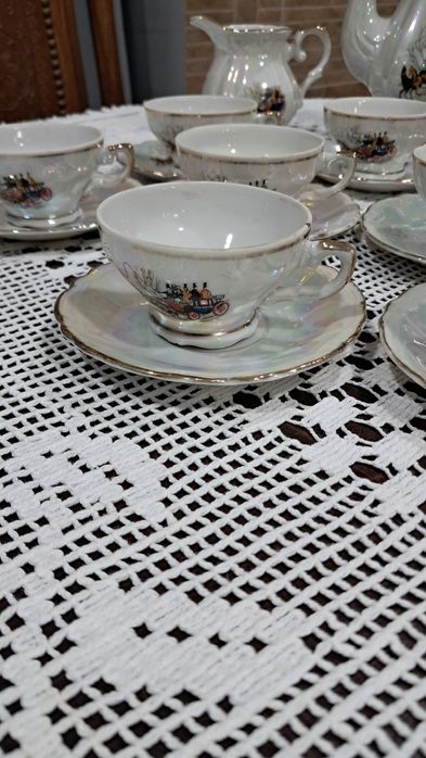 Serviço de chá antigo