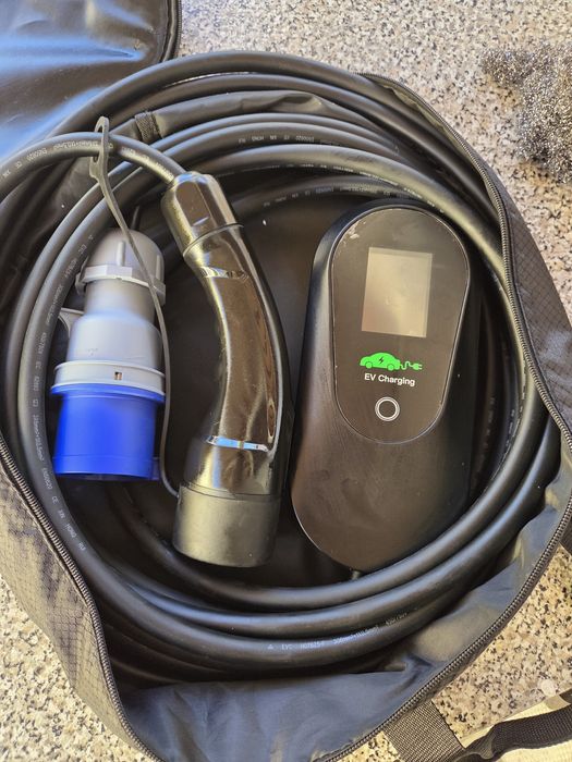 Carregador type 2 Ev Charge 32 Amp c/10Mt cabo Wifi