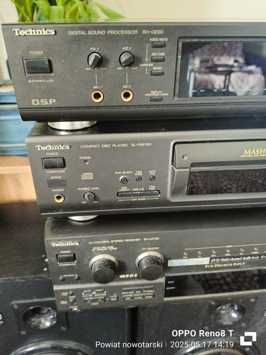 Wieża Technics + kolumny Skart