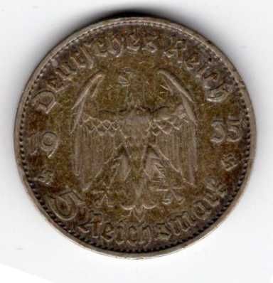 5 marek Katedra 1935 srebro, Ag