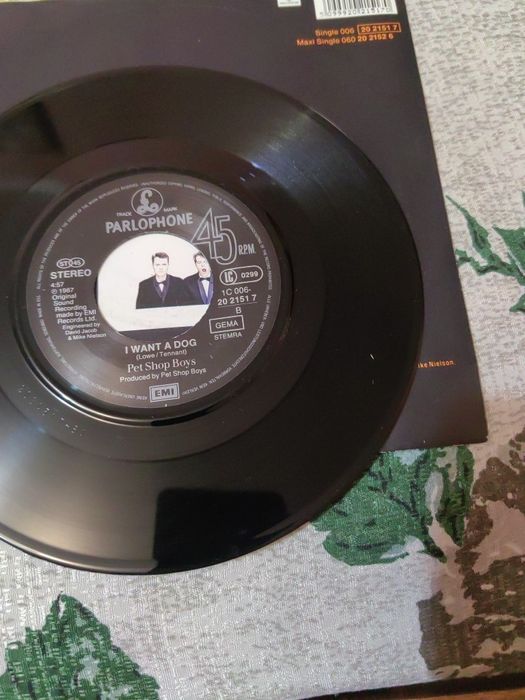 Pet Shop Boys - Rent, 7"singiel winylowy