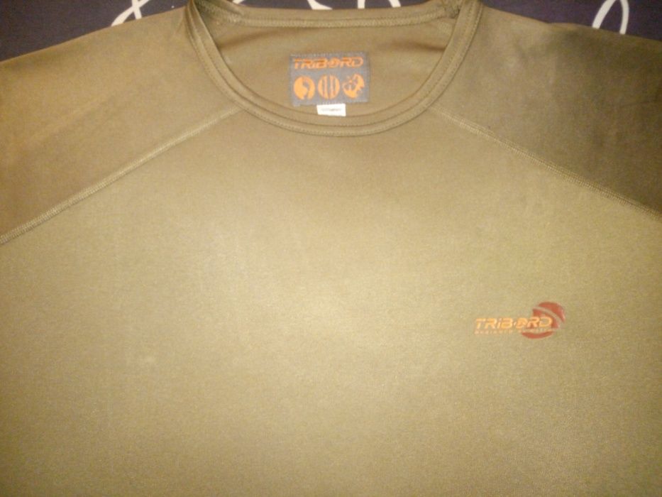 T-Shirt verde tropa Tribord XL (Decathlon)