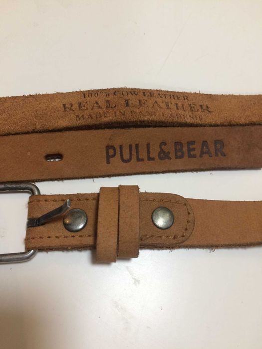 Кожаный пояс модельный женский. Пояс Pull&Bear