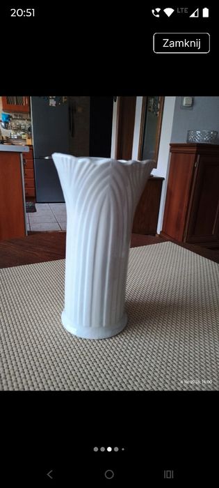 Stary porcelanowy wazon - lata 70/80