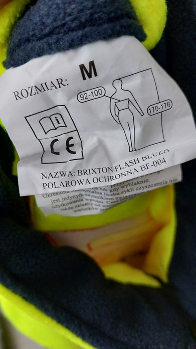 Bluza polarowa robocza odblaskowa