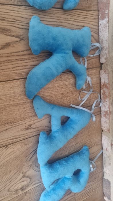 Literki imię 3 d nad łóżeczko  Oskar  20cm