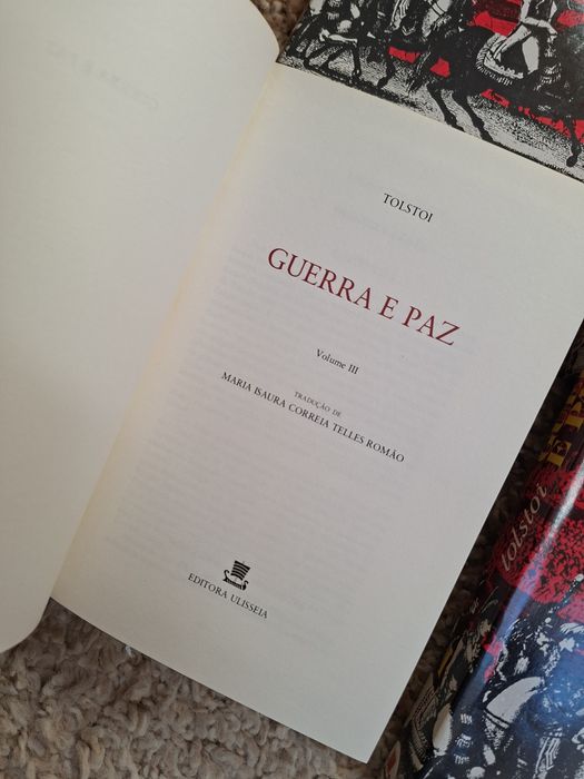 Guerra e Paz de Leon Tolstoi completo quatro volumes