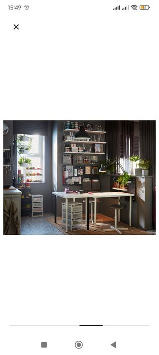 Bloco de gavetas LENNART Ikea