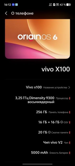 Vivo X100 16/256
