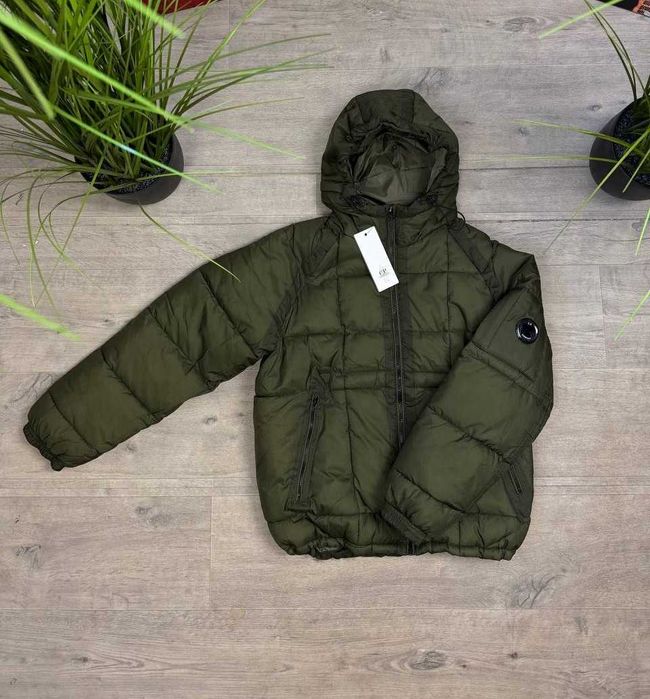 Куртка C.P. Company з лінзою зимова чорна синя хакі сіра S-XXL