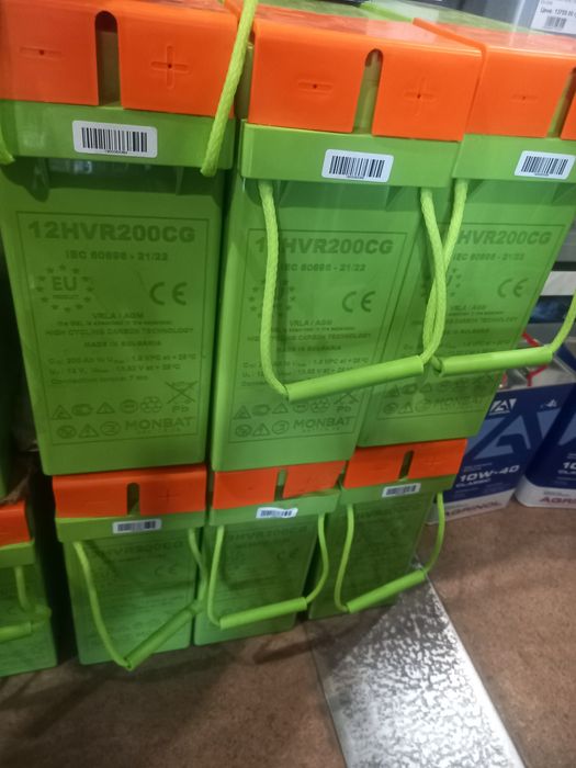 Пропоную Акб від 100А ДО 200А AGM /GEL для пиритворювачів напруги